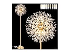 BesLowe 69'' Crystal Floor Lamp