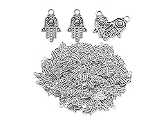 Hendevl Antique Silver Hamsa Hand Charms