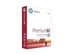 HP Paper Printer | 8.5 x 11 Paper | Premium 32 lb | 1 Ream