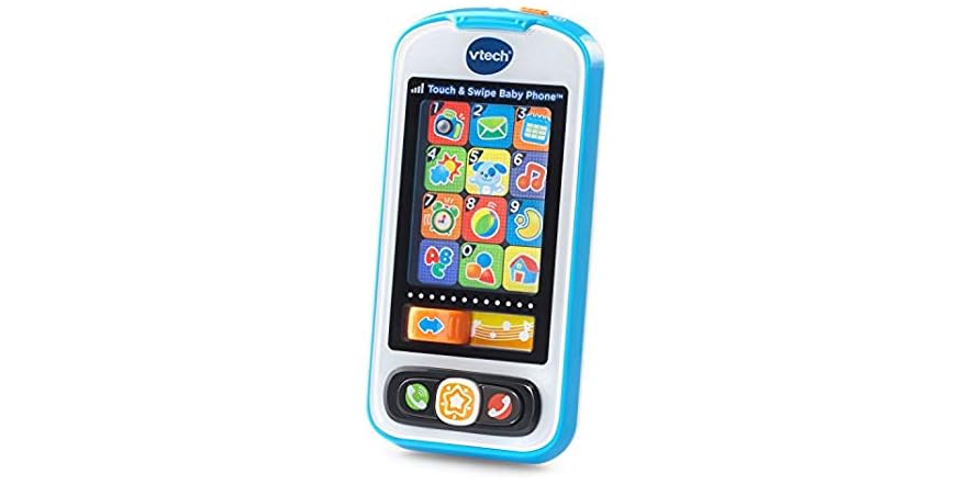VTech Touch and Swipe Baby Phone Blue