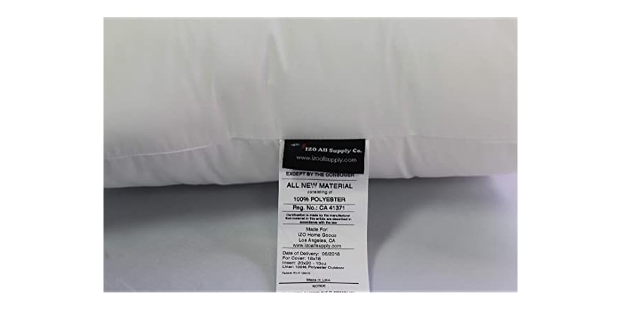 IZO Home Goods Outdoor Pillow Inserts