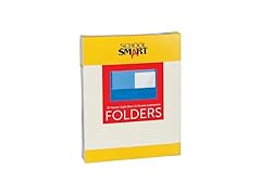 School Smart XL Folders with Pockets, Pack of 25