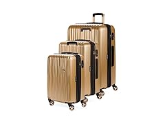 SwissGear 7272 Energie Hardside Gold, 3PC Set