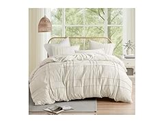 Comfort Spaces Cream Queen Duvet Cover Set
