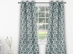 Duck River Rhys Geometric Room-Darkening Curtains