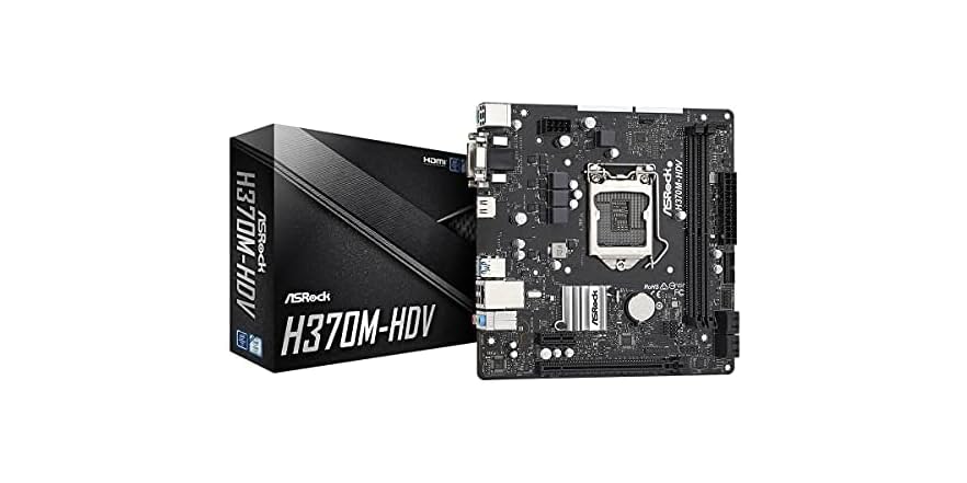 ASRock H370M-HDV Micro ATX Motherboard