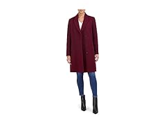 Cole Haan Womens (10) Outerwear Coat Bordeaux