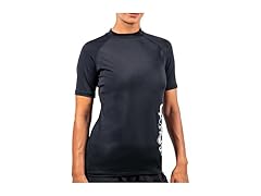 Kanu Surf Women's Breeze Black Rashguard (L)
