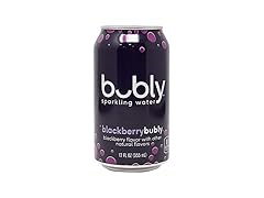1CT Bubly Sparkling Water, Blackberry, 12 Ounce