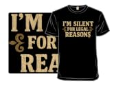 I'm Silent For Legal Reasons