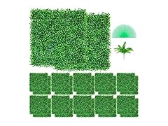 Artificial Boxwood Panel UV 24pcs Boxwood Hedge