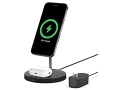 (NEW) Belkin MagSafe 2-in-1 Fast Wireless Charging Stand
