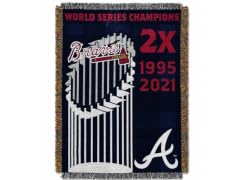 Braves 2X World Series Champs Tapestry