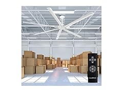 Parrot Uncle F8311WHS110V 100" Ceiling Fan No Light