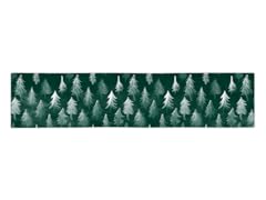 "Snow-Speckled Forest" Small Table Runner