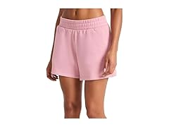 Reebok Womens (L) Classic Summer Sweat 4.5" Short Ros