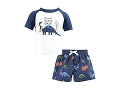 Hudson Baby Unisex Swim Rashguard Set