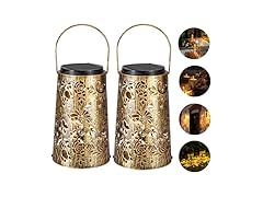 Dual-Color Solar Lantern Outdoor Hanging