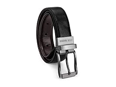 Steve Madden Boys Belt Black/Brown (M)