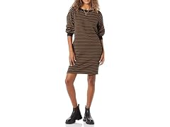 Amazon Essentials Women (XL) Dress Black Camel Str