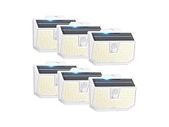 6-Pack Solar Lights Outdoor Motion Sensor, Solar Security Lights