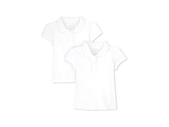 Children's White Ruffle Polo (2T)