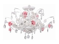 6-Light Semi-Flush, Antique White