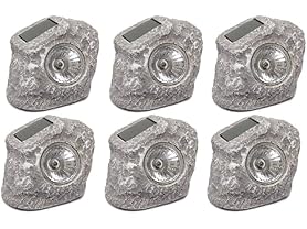 Touch of Eco Solar Rock Lights (6-Pack)
