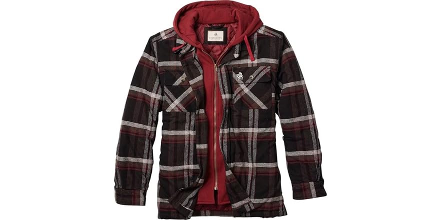 Waxed Canvas Jacket Maplewood Hooded Shirt Jacket For Men By