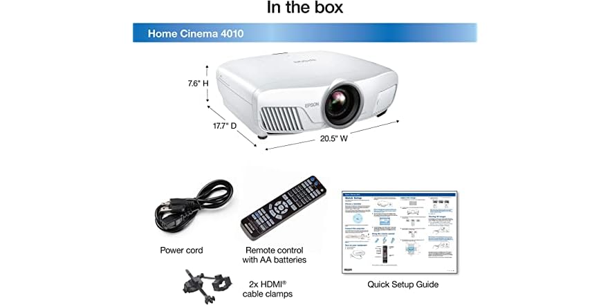 Epson Home Cinema 4010 4K PRO-UHD Projector