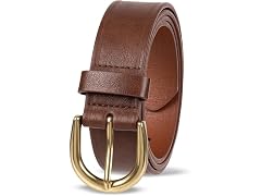 Amazon Essentials Women's Raw Edge Jeans Belt