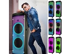 Technical Pro 5000W Stereo Party Speaker