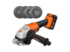 TILSWALL USPRAG01 Cordless Angle Grinder Kit Orange