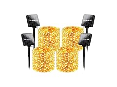 Brightever Solar String Lights 288ft, Warm White