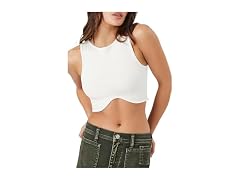 Forever 21  (L) Seamless Ribbed Crop Top