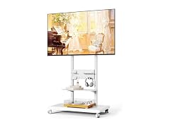 Heavy-Duty Rolling TV Stand