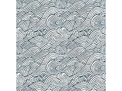 Navy Saybrook Peel & Stick Wallpaper