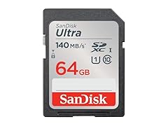 SanDisk Ultra 64GB SDXC Flash Memory Card