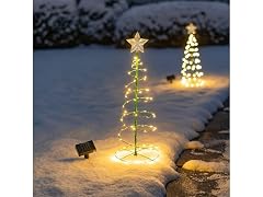 MERRYLITE Solar LED 4ft Christmas Tree