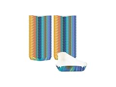 Restaurantware 6.8 oz Paper Triangle Baking Cup, 200 Pack