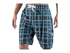 Kanu Men's (XXL) Black Miles Swim Trunks