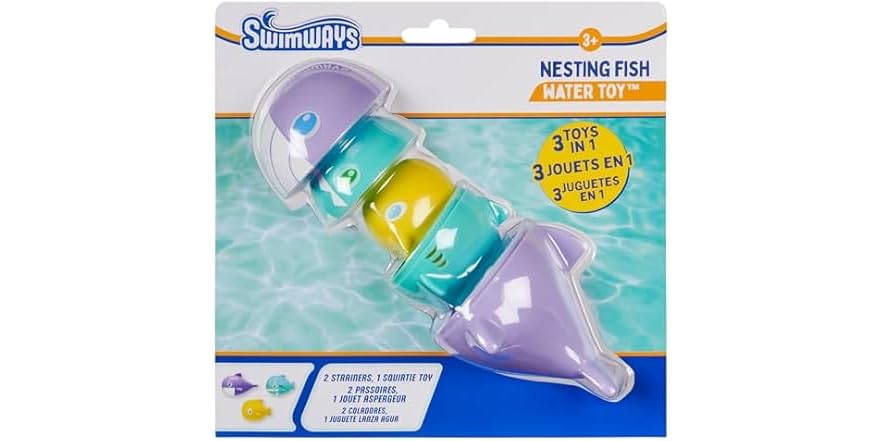 SwimWays Nesting Fish Water Toy