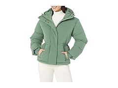 Amazon Essentials Womens Short Waisted Puffer