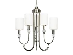 6-Light Chandelier, Brushed Nickel