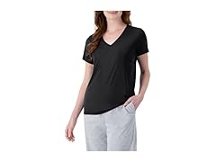 Hanes Womens DRI V-Neck Tee (M & XXL)