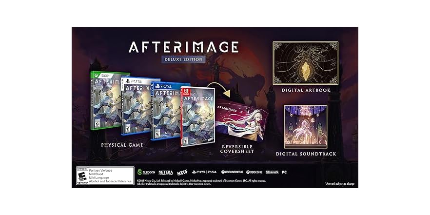 Afterimage est désormais disponible en édition physique Deluxe - Game Cover
