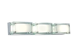 MINI RECTANGULAR 3-LIGHT LINE VOLTAGE WALL SCONCE