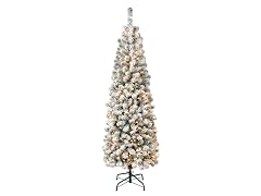 National Tree Company 6 ft. Pre-Lit Acacia Pencil Slim