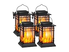 Brightever 4-Pack Solar Lanterns Outdoor Waterproof
