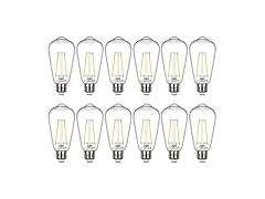 Sigalux Sigalux Edison Bulbs, E26 LED Bulb ST58 Filament Cle